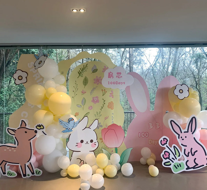 卡通小动物系列生日派对